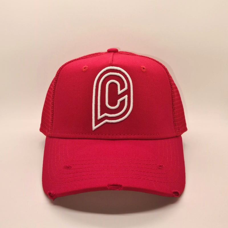 C EMBLEM Trucker - Red