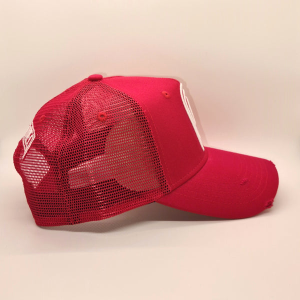 C EMBLEM Trucker - Red