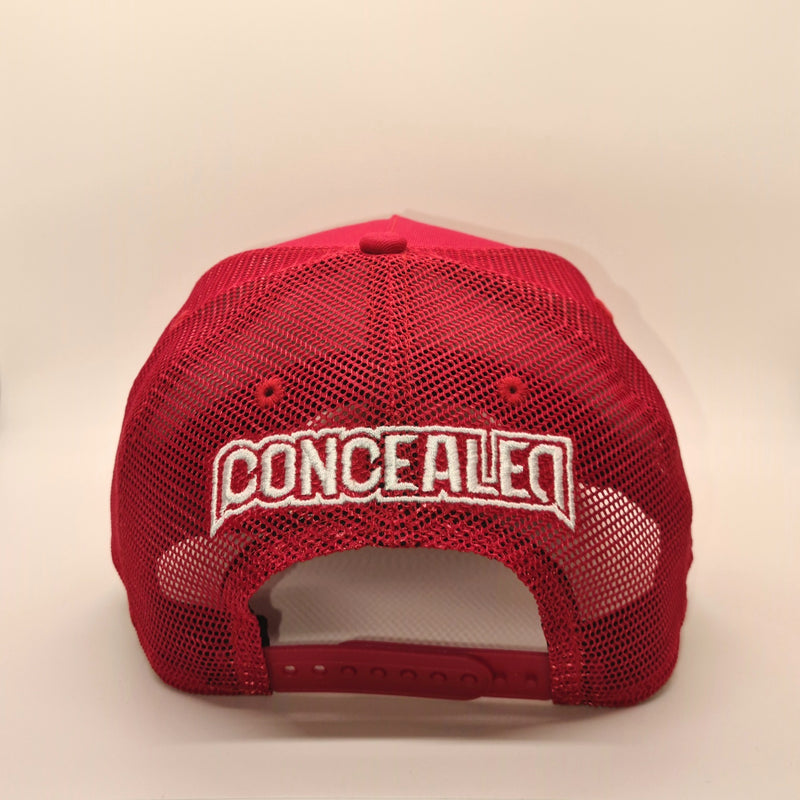 C EMBLEM Trucker - Red