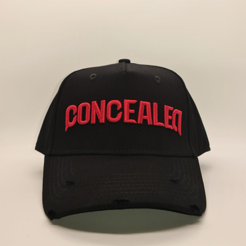 OG CONCEALED Trucker - Black & Red