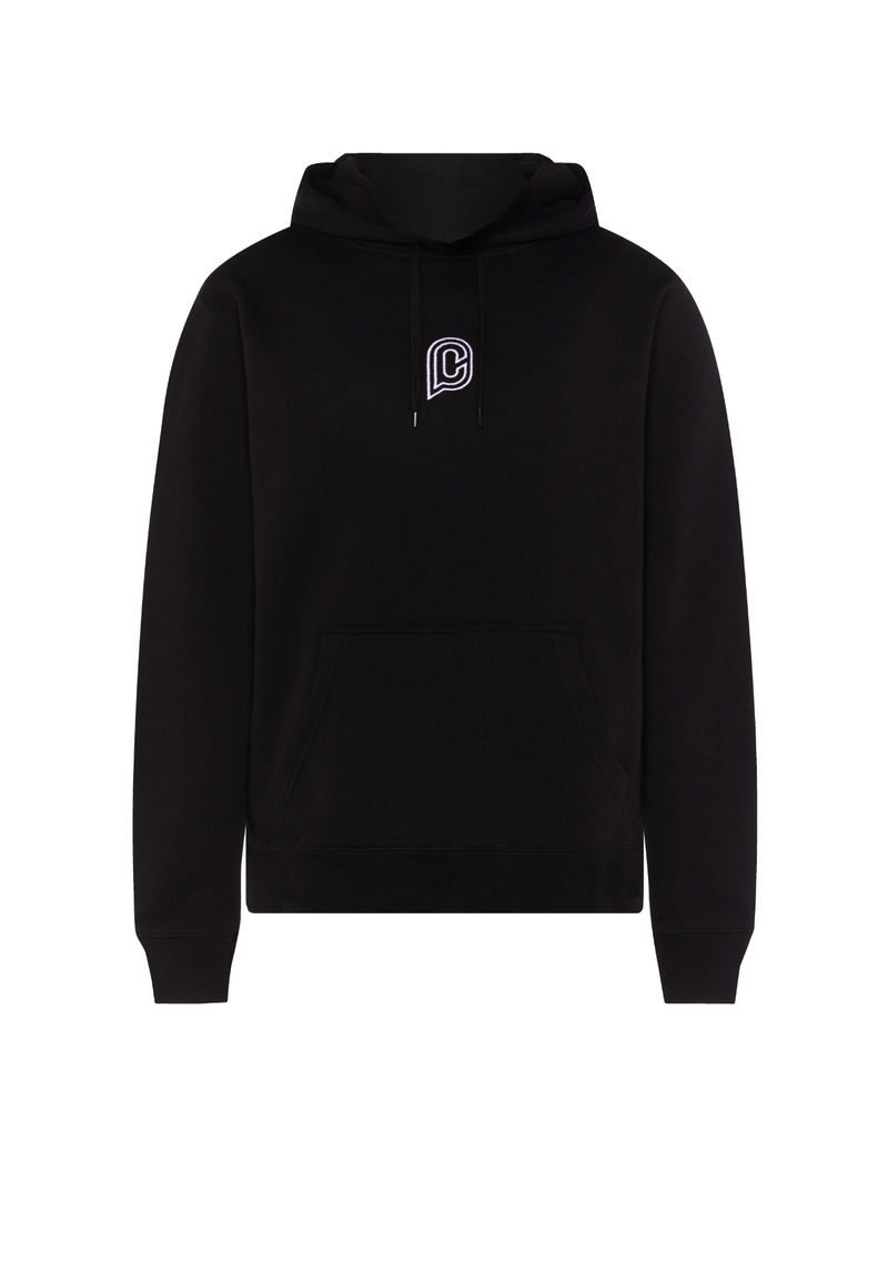 C EMBLEM Hoodie - Black